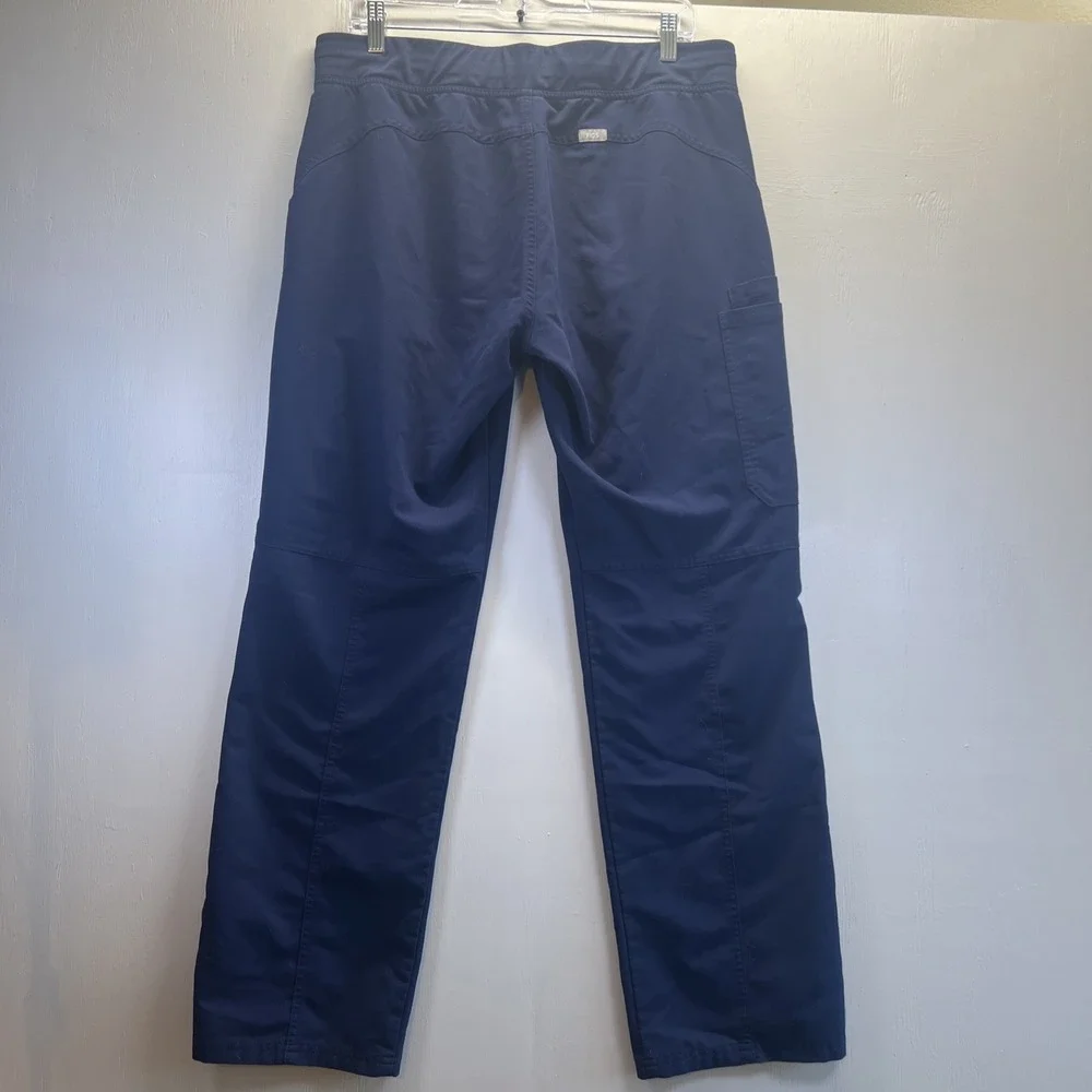 Figs Unisex Kade Cargo Scrub Pants Large Royal Blue‎ Nurse Medical T21004